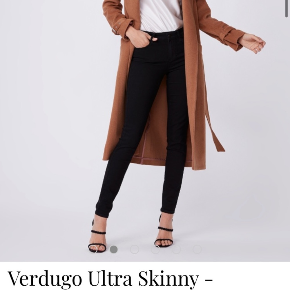 Paige Verdugo Ultra Skinny - Black Shadow